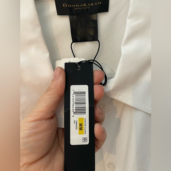 DKNY white shirt size M - NWT - Picture 5 of 5